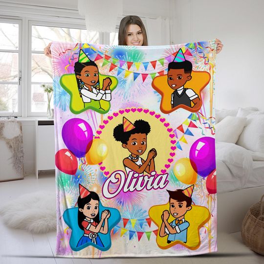 Custom Gracie's Corner Blanket, gracie's Corner Blanket, gracie's Corner Birthday Gifts