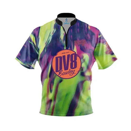 Discover DV8 Heckler Hybrid Bowling Jersey Shirt Gifts - USA Size