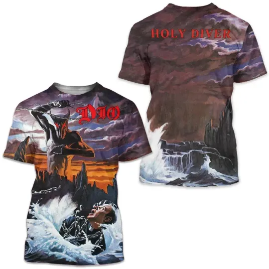 Discover DIO Heavy Metal Rock Band 3D All-Over Print T-Shirt