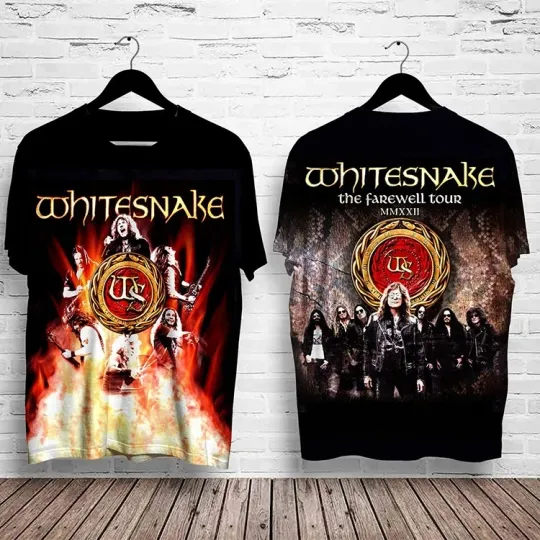 Discover NEW Whitesnake Limited Edition 3D Unisex T-Shirt