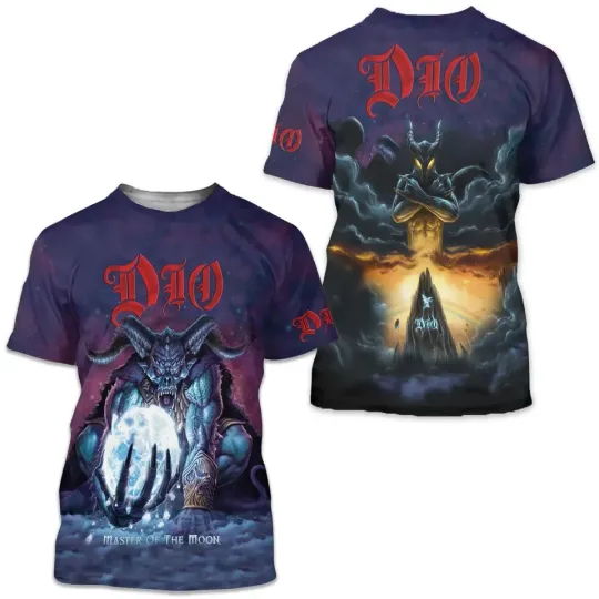 Discover DIO Heavy Metal Rock Band 3D All Over Print T-Shirt
