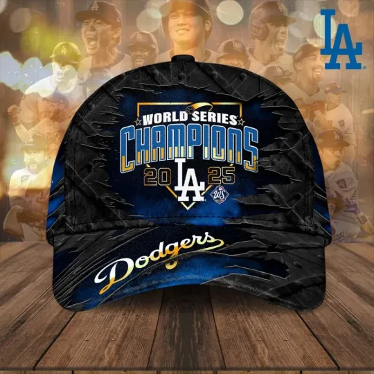 Discover 2025 World Series Los Angeles LA Dodgers Baseball Cap