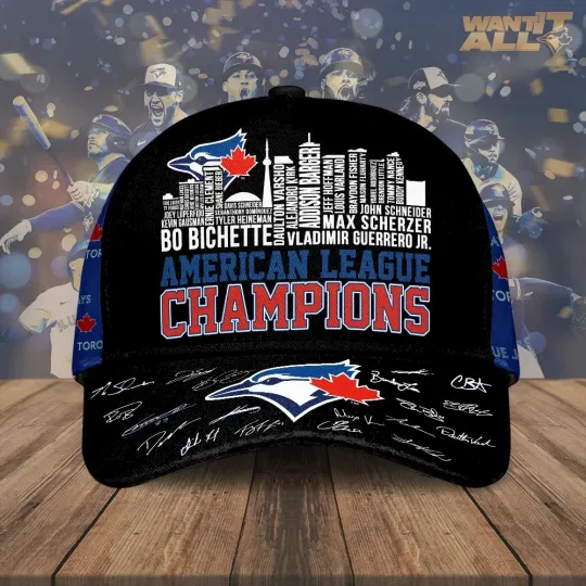 Discover Toronto Blue Jay 2025 American League Champions Classic Cap Hat