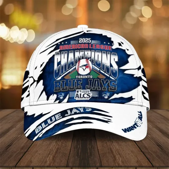 Discover Toronto Blue Jay 2025 American League Champions Classic Cap Hat