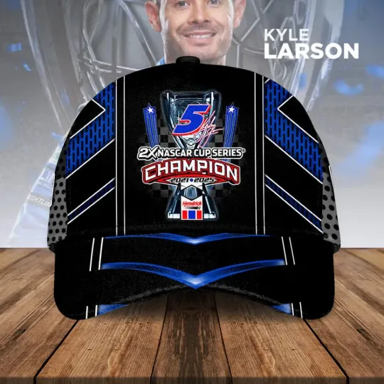 Discover Kyle Larson 2025 NASCAR Cup Series Champion Classic Cap