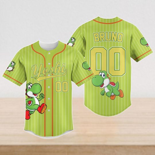 Custom Super Mario Toad Baseball Jersey, Universal Studios Mario Family Vacation Shirt 2026, Super Mario Bros, Nintendo Mario Shirt