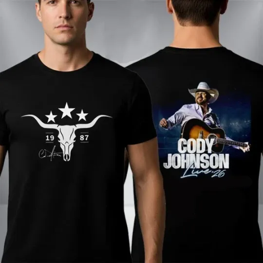 Discover Cody Johnsonn Live 2026 Tour T-Shirt