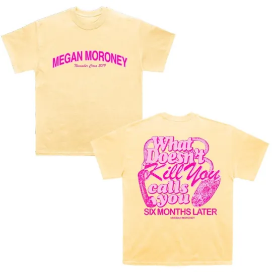 Discover Megan Moroney 6 Months Later The Cloud 9 Tour 2026 Graphic T-shirt