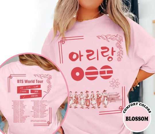 Discover BTS World Tour 2026 Shirt, Bangtan Boys Comeback 2026 Tee, Kpop Concert Merch Graphic, ARMY Fan Gift, Vintage BTS T-Shirt