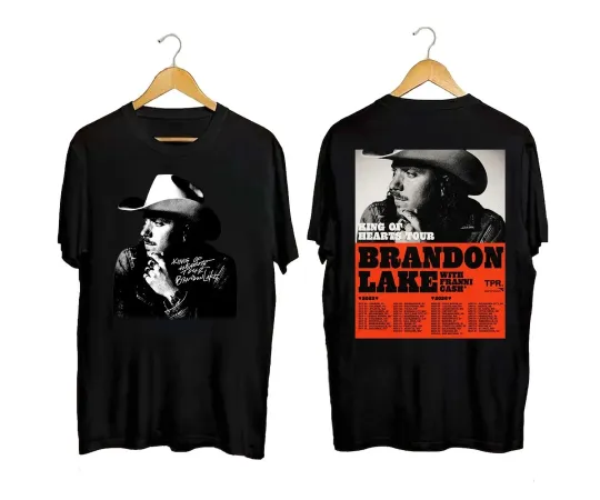 Discover Brandon Lake King of Hearts Tour 2025–2026 T-Shirt