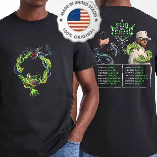 Discover Feid Ferxxo 2026 Tour Dates El Mano A Mano Del Ano Unisex Double Sided T-Shirt