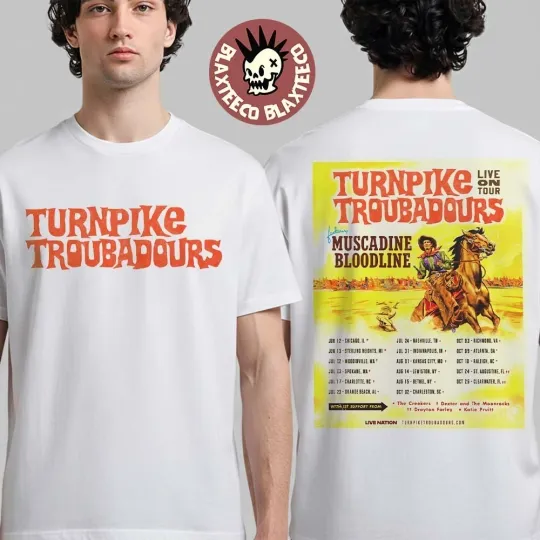 Discover Turnpike! Troubadours Live On Tour 2026 North America Schedule Dates T-Shirt