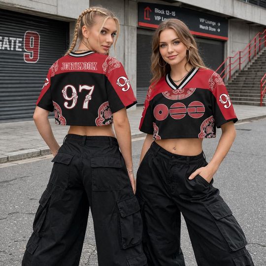 BTS Jersey Shirt ARMY Custom Name Number Kpop Fan Gift Jungkook Jimin V Suga RM Jin J-Hope Korean Style Streetwear Unisex Tee