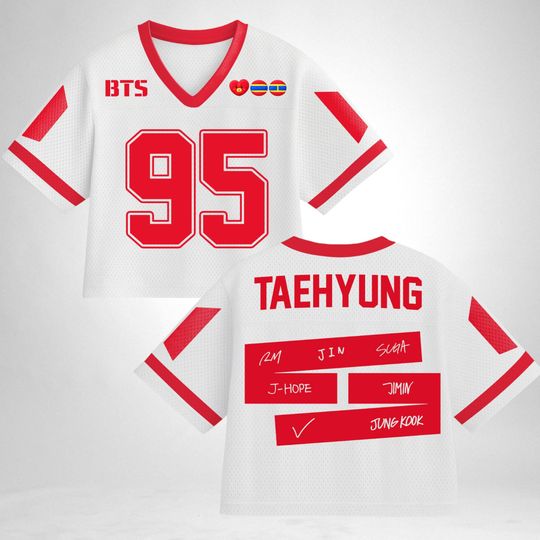 BTS Arirang World Tour 2026 Football Jersey, Custom BTS Member Bias Concert Jersey, Kpop World Tour ARMY Fan Gift, Bangtan Sports Top