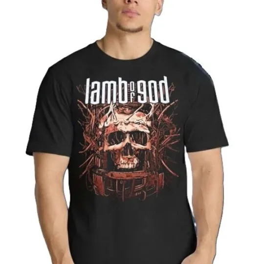 Discover Lamb Of God Merch North America Tour 2026 Iron Crown T-Shirt