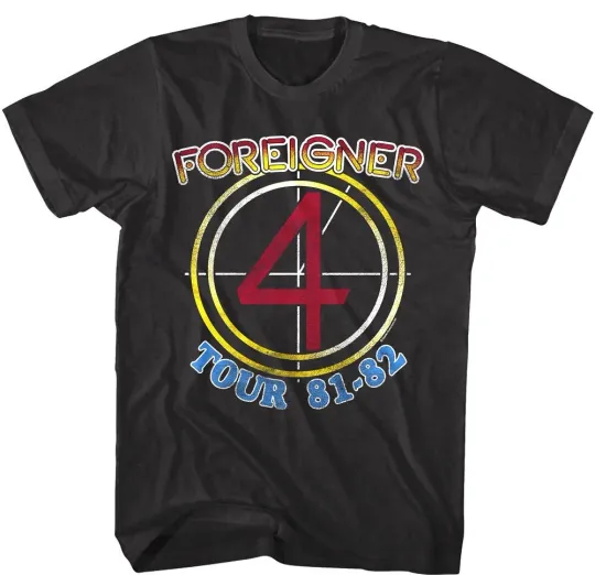 Discover New Foreigner 4 Tour 1981-82 T-Shirt