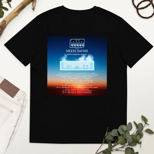 Discover Air Band New Moon Safari 2025 North American Tour T Shirt