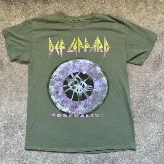 Discover Vintage Def Lepp@rd band Adrenalize Tour T-shirt Reprint