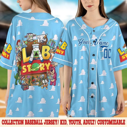 Discover Lab Week 2026 Toy Story Jersey, Funny Lab Tech Baseball Jersey, Medical Laboratory Appreciation Jersey, Pixar Inspired Lab Squad Gift
