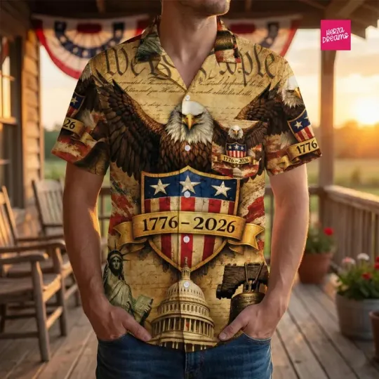 Discover Patriotic Hawaii Shirt Men Women Aloha Beach Summer Vacation