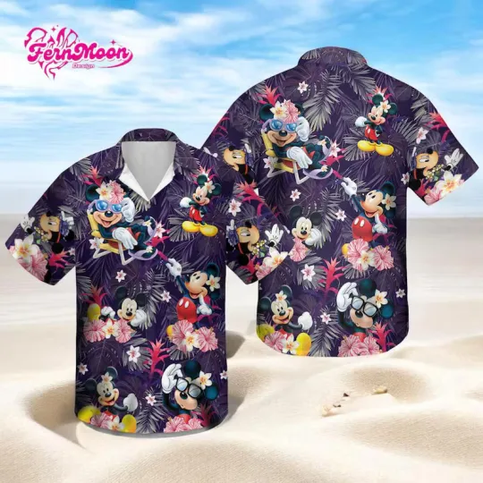 Discover Tropical Beach Aloha Shirt Men Women Summer Vacation Hawaiian