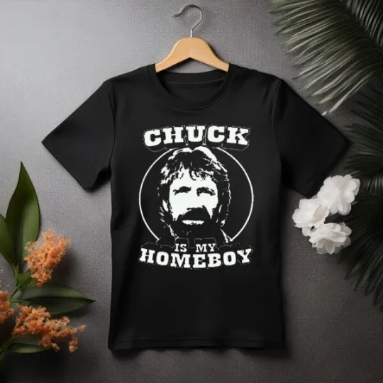 Chuck Norris Legend My Homeboy Shirt Funny Graphic Tee