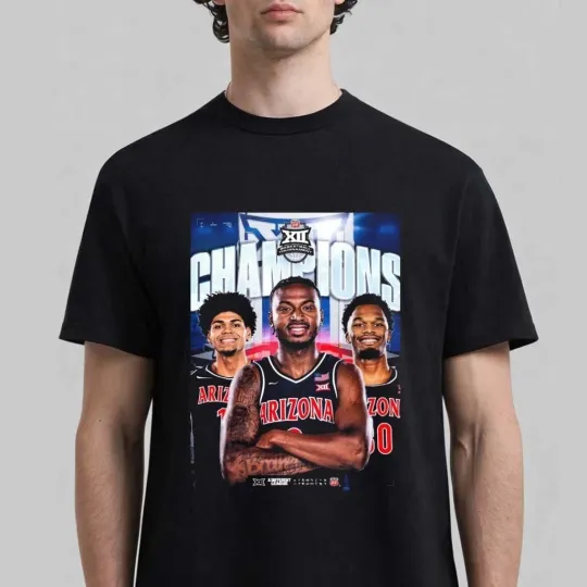Discover 2026 Big 12 Conference Basketball Tournament Champions Arizonna Shirt