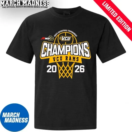 Discover VCU-Ram 2026 Atlantic 10 Men’s Basketball Tournament Champions Shirt