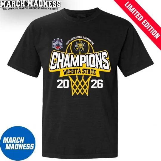 Discover Wichita State 2026 American Conference Basketball Tournament Champions Shirt