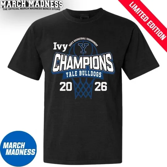Discover Yale 2026 Ivy League Men’s Basketball Tournament Champions Shirt