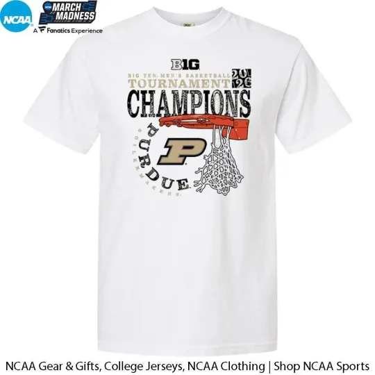 Purdue 2026 Big Ten Men’s Basketball Tournament Champions T-Shirt