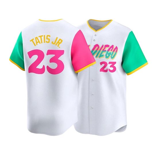 Discover FRD Tatis Jr. San Diego White Baseball Jersey City Connect Men's/Youth Custom Size