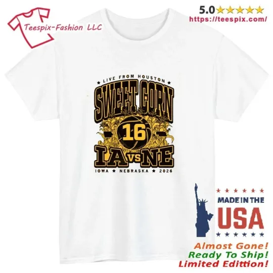 Iowa Vs Nebraska Sweet Corn 16 Max Collegiate Shirt