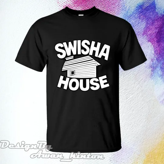 Discover Swisha Funny House Logo T-Shirt