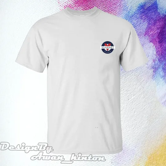 Discover Shirt Short Sleeve VUARNET Logo TSHIRT Made in USA Cotton