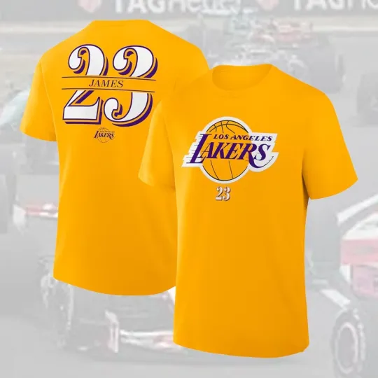 Discover 💯 FASTSHIP- LeBron Jame1 Los Angeles Basketball Team In The Paint Name & Number