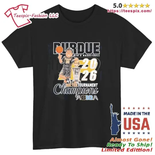 Purdue Men’s Basketball 2026 Big Ten Tournament Champions Big Shirt