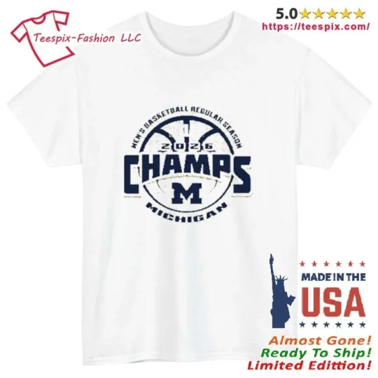 Discover Wolverines Big Ten Men’s Basketball Regular Season Champions Shirt