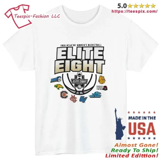 Discover 2026 NCAA DII Women’s Basketball Championship Elite 8 T-Shirt