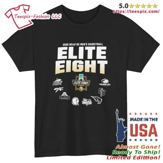 Discover Elite 8 2026 NCAA Division II Men’s Basketball Championship T-Shirt