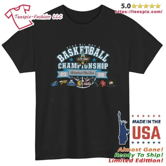 Discover 2026 NCAA Division II Men’s Basketball Championship – 8 Teams T-Shirt