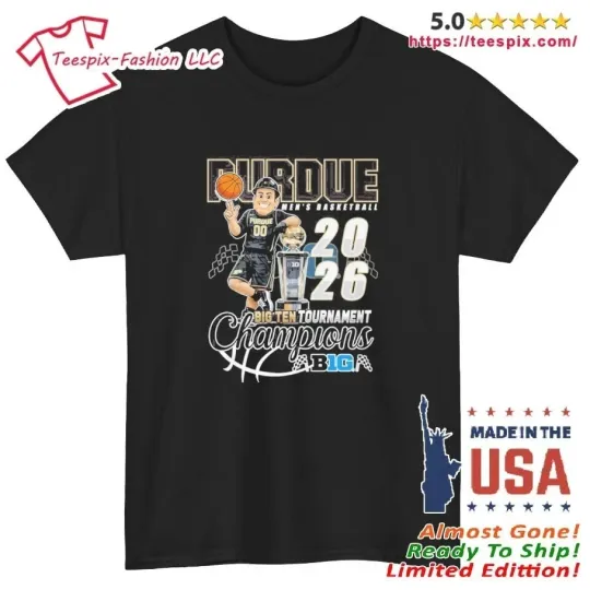 Discover Boilermakers Mascot 2026 Big Ten Men’s Basketball Champions Shirt