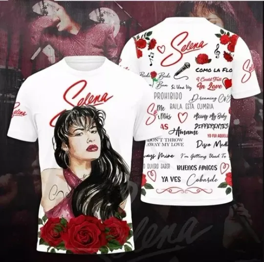 Discover Selena Quintanilla Perez 3D  Gift For Fans Unisex Shirt