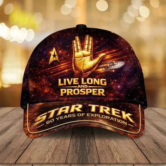 Discover 60th Anniversary Sci-Fi Classic Cap Adjustable Vintage Space Style Hat
