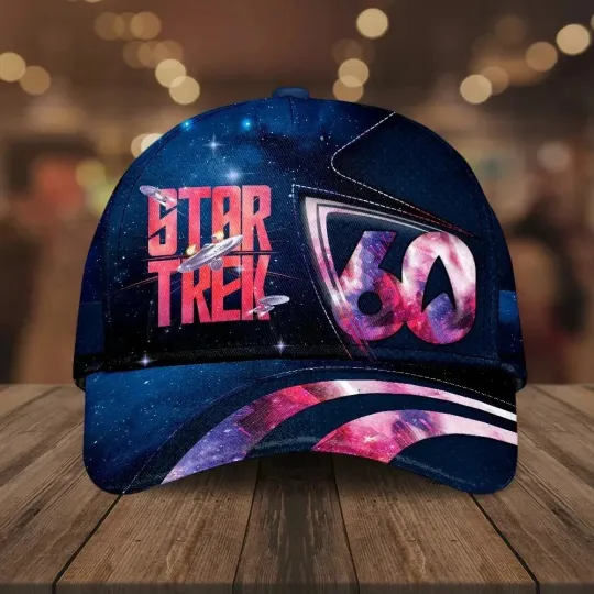 Discover 60th Anniversary Space Sci-Fi Classic Cap Adjustable Vintage Fan Hat