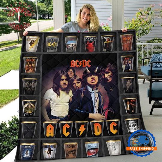 Discover AC-DC Tour Quilt, Gift for Fan