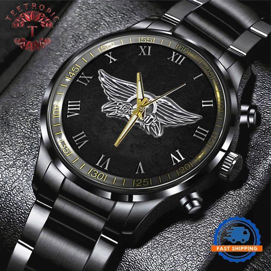 Discover Aerosmith Farewell Tour Black Stainless Steel Watch