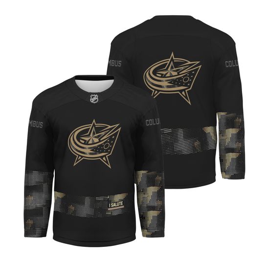 Columbus Blue Jackets Military Appreciation Night Men's Hockey Jersey