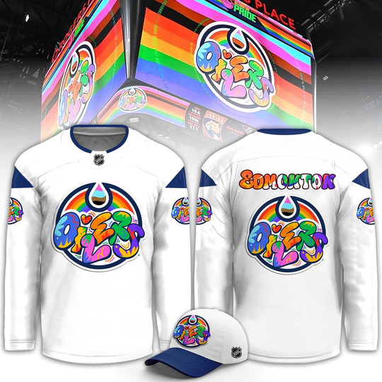 Edmonton Oilers Pride Celebration Hockey Jersey