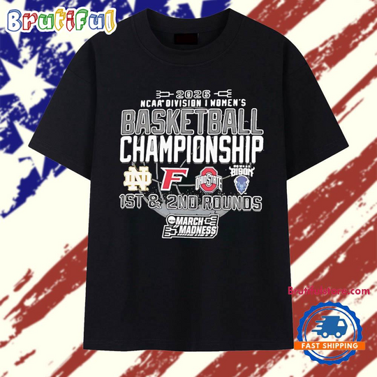 Fighting Irish Ohio State Bison Women’s Basketball Championship 2026 NCAA Division March Madness T Shirt